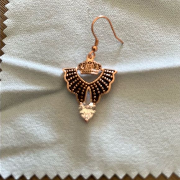 Eternal Love Series Earrings- Rose Gold 1 - Picture 3 of 7